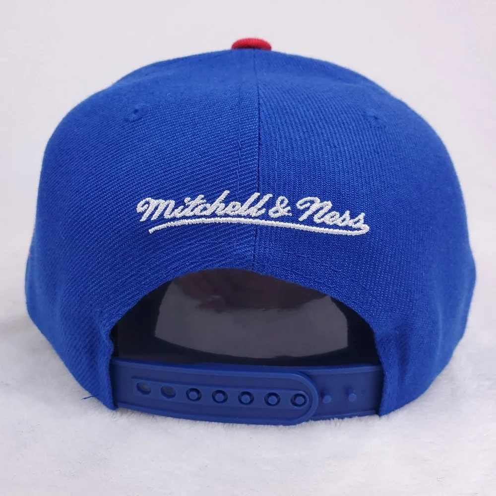 Atlanta‎ Braves Mitchell & Ness MLB Pro Fit Snapback Cap Hat 3D Logo Blue NWT